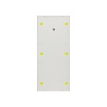 MDT ZSFA55P6 Schriftfeldabdeckung für Taster Plus / Plus TS BE-TA55x6.x2, Weiß 