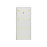 MDT ZSFA55P8 Schriftfeldabdeckung für Taster Plus / Plus TS BE-TA55x8.x2, Weiß 