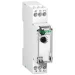 Schneider Electric A9E16067 Zeitverzögertes Rückfallrelais iRTC, 0,1 sec-100 Std., 24-240VAC, 24VDC 
