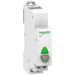 Schneider Electric A9E18036 Drucktaster iPB, 1 Schließer, Taste grau, LED grün 110-230VAC 