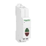 Schneider Electric A9E18325 Doppel-Leuchtmelder iIL, LED, grün/rot, 110-230V AC 