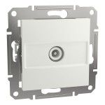 Schneider Electric TV Durchgangsdose 8dB UP, weiß, Asfora, EPH3270321D 
