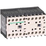 Schneider Electric LC2K06105B7 Wendeschützkombination, 3p+1S, 2,2kW/400V/AC3, 6A, Spule 24V 50/60Hz 