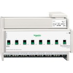 Schneider Electric MTN647893 Schaltaktor REG-K/8x230/16 mit Handbetätigung, lichtgrau 