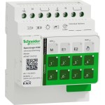 Schneider Electric MTN6710-0102 SpaceLogic KNX Master Dimmer, 2-fach 