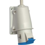 Schneider Electric PKF32W423 CEE Wandsteckdose Schraubklemmen, 32A, 2p+E, 200-250 V AC 