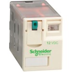 Schneider Electric RXM4AB1JD Miniaturrelais RXM, 4 W, 6 A, 12 VDC VPE=10 
