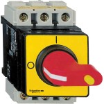 Schneider Electric VVE0 Lasttrennschalter VVE, TeSys, 3p, 690 V 25A, abschließbarer roter Griff 