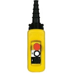 Schneider Electric XACA2713 Hängetaster XAC-A, 2 Drucktaster 1 Not-Halt/Not-Aus-Taster 