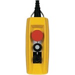 Schneider Electric XACB3201 Hängetaster XAC-B, 2 Drucktaster 1 Not-Halt/Not-Aus-Taster 