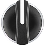 Schneider Electric XB4BD21 Wahlschalter, Knebelschalter, Harmony XB4, Metall, 22mm, schwarz, 2 Stellungen, rastend, 1S 