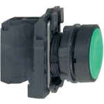Schneider Electric XB5AA31 Drucktaster, Harmony XB5, Kunststoff, grün, unbeschriftet, 22mm, tastend, 1S 