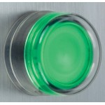 Schneider Electric XB5AP31 Drucktaster, Harmony XB5, Kunststoff, vorstehend, grün, unbeschriftet, mit Schutzkappe, 22mm, tastend, 1S 