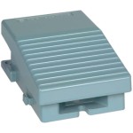 Schneider Electric XPEM110 Fußschalter, Harmony XPE, einfach, Metall, blau,1-stufig, 1Ö+1S, IP66 