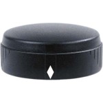 Schneider Electric XVBC081 Deckel für Signalsäule XVB, schwarz, IP 65 