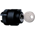 Schneider Electric ZA2BG4 Abschließb. Schloß f. Wahlschalter-Frontelement, 2 Stellungen Ø 22, schwarz 