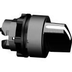 Schneider Electric ZB5AD2 Wahlschalter, Knebelschalter, Frontelement, Harmony XB5, Kunststoff, 22mm, schwarz, 2 Stellungen, rastend 