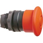 Schneider Electric ZB5AT84 Not-Aus/Not-Halt-Schalter, Frontelement, Harmony XB5, Kunststoff, 22mm, rot, Pilz 40mm, Zugentriegelung 