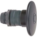 Schneider Electric ZB5AX2 Pilzdrucktaster, Frontelement, Harmony XB5, Kunststoff, 22mm, schwarz, Pilz 60mm, Zugentriegelung 