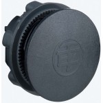 Schneider Electric ZB5SZ3 Blindstopfen, Frontelement, Harmony XB5, Kunststoff, 22mm, schwarz, unbeschriftet, rund VPE=10 