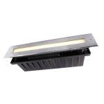 Deko-Light 100109 Bodeneinbauleuchte, Line IV, 7,1 W, 3000 K, Silber, 220-240 V/AC, 50 / 60 Hz, IP 