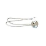 Deko-Light 100200 Elektrisches Montagezubehör, Fassung GU5,3 mit 15 cm Kabel, Länge: 150 mm, 35.0 