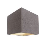 Deko-Light 341184 Wandaufbauleuchte, Cube, 1x max. 25 W G9, Dunkelgrau, 220-240 V/AC, 50 / 60 Hz, 