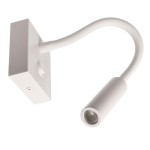 Deko-Light 341236 Wandaufbauleuchte, Brahe I Eckig, 3,3 W, 3000 K, Weiß, 100-240 V/AC, 50 / 60 Hz, 