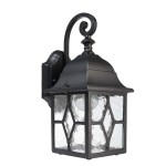 Deko-Light 341245 Wandaufbauleuchte, Sargas, 1x max. 60 W E27, Schwarz, 220-240 V/AC, 50 / 60 Hz, 