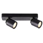 Deko-Light 348169 Deckenaufbauleuchte, Librae Linear II, 2x max. 50 W GU10, Schwarz, 220-240 V/AC, 