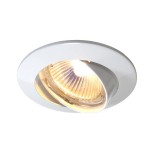 Deko-Light 449200 Einbaustrahler, Style Round, Tilt, 1x max 35 W MR16, Weiß, Spannungskonstant, 12 
