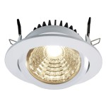 Deko-Light 565067 Einbaustrahler, COB 95 Noble, 10 W, 3000 K, Weiß, Stromkonstant, 26-27 V/DC, Bem 