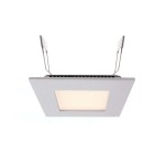 Deko-Light 565153 Downlight, LED Panel Square 8, 7 W, 2700 K, Grau, Stromkonstant, 18-19 V/DC, Bem 