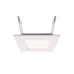 Deko-Light 565154 Downlight, LED Panel Square 8, 7 W, 4000 K, Weiß, Stromkonstant, 18-19 V/DC, Bem 