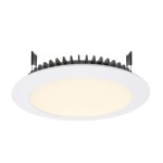 Deko-Light 565235 Downlight, LED Panel Round III, 26 W, 3000 K, Weiß, Stromkonstant, 37 V/DC, Beme 
