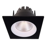 Deko-Light 565243 Einbaustrahler, Orionis Eckig, 6,5 W, 2700 K, Schwarz/Weiß, Stromkonstant, 17-19 
