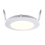 Deko-Light 565248 Downlight, LED Panel 8, 8 W, RGB+3000 K, Weiß, Spannungskonstant, 24 V/DC, IP 20 