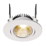 Deko-Light 565279 Einbaustrahler, COB-68-350mA-2700K-Rund-Weiß, Stromkonstant, 16-17 V/DC, Bemessu 