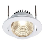 Deko-Light 565310 Einbaustrahler, COB-95-24V-4000K-Rund-Weiß, Spannungskonstant, 24 V/DC, IP 20 