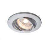 Deko-Light 686880 Einbaustrahler, Basic Rund, Tilt, 1x max 50 W MR16, Aluminium, Spannungskonstant 