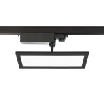 Deko-Light 707135 3-Phasenleuchte, Panel Track Light, 20 W, 3000 K, Schwarz, 110-240 V/AC, 50 / 60 