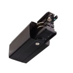 Deko-Light 710011 3-Phasen Schienensystem, D Line elektrischer Einspeiser links, Graphitschwarz RA 