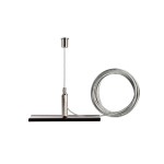 Deko-Light 710096 3-Phasen Schienensystem, D Line/Dali Seilabhängungshalter Mini mit 5,0m Abhänges 