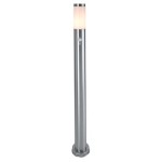 Deko-Light 730032 Pollerleuchte, Nova Motion 1100 mm, 1x max. 40 W E27, Silber, 220-240 V/AC, 50 / 