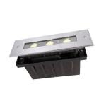 Deko-Light 730292 Bodeneinbauleuchte, Line Asymmetrisch, 5,5W, 3000 K, Silber, 220-240 V/AC, 50 / 