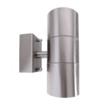 Deko-Light 731006 Wandaufbauleuchte, Zilly Up and Down, 2x max. 35 W GU10, Silber, 220-240 V/AC, 5 