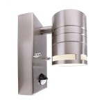 Deko-Light 731009 Wandaufbauleuchte, Zilly II Down Motion, 1x max. 35 W GU10, Silber, 220-240 V/AC 