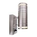 Deko-Light 731011 Wandaufbauleuchte, Zilly II Up and Down Motion, 2x max. 35 W Silber, 220-240 V/A 