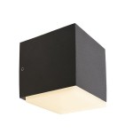 Deko-Light 731087 Wandaufbauleuchte, Ancha I, 6 W, 3000 K, Grau, 220-240 V/AC, 50 / 60 Hz, IP 54 