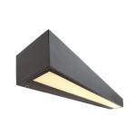 Deko-Light 731135 Wandaufbauleuchte, Linear I Single 250 mm, 8 W, 3000 K, Grau, 220-240 V/AC, 50 / 